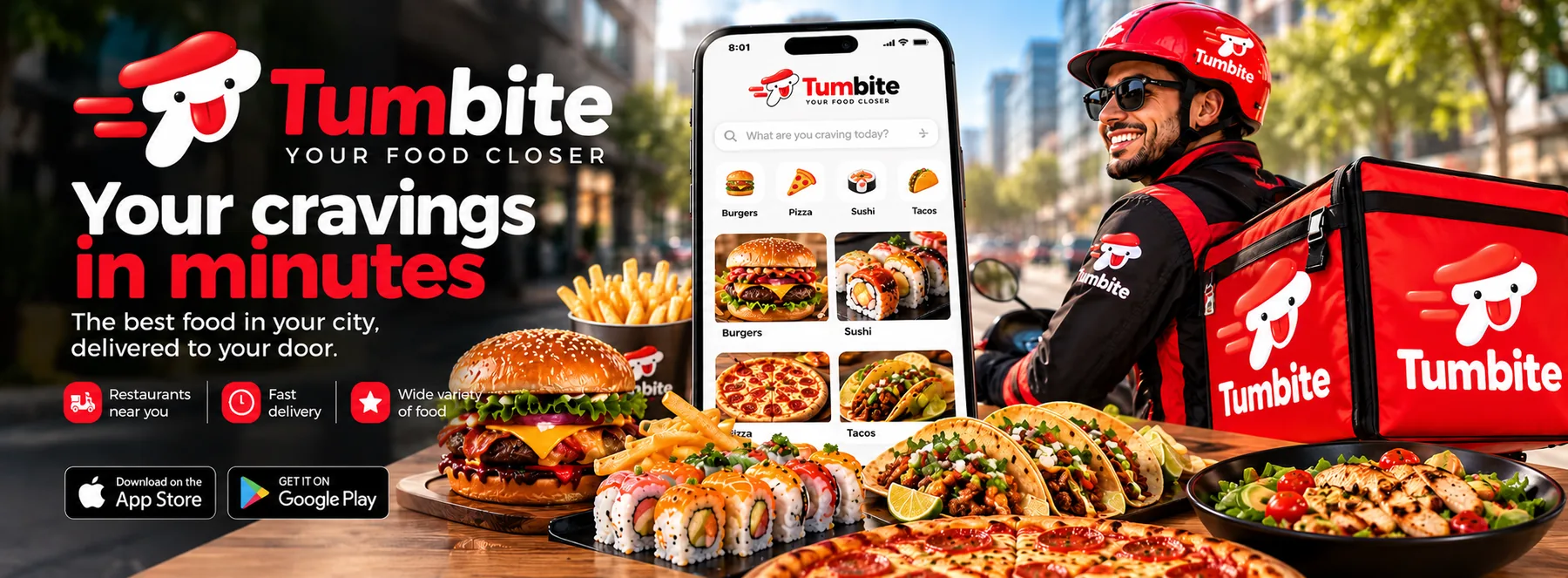 Your cravings in minutes with Tumbite